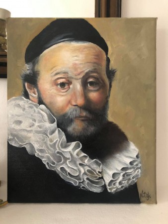 oude meester in oliev3rf 24x30